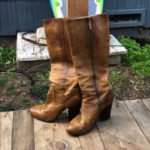 Frye Wedge Heel - MOST BEAUTIFUL FRYE BOOTS EVER.